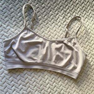 ATHLETA Light Gray Sports Bra
